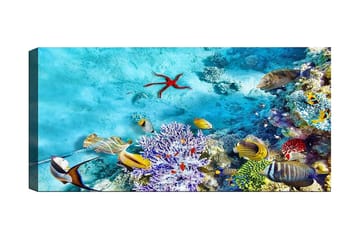 Canvastavla YTY Nautical & Beach Flerfärgad - 120x50 cm - Inredning - Tavlor & konst - Canvastavlor