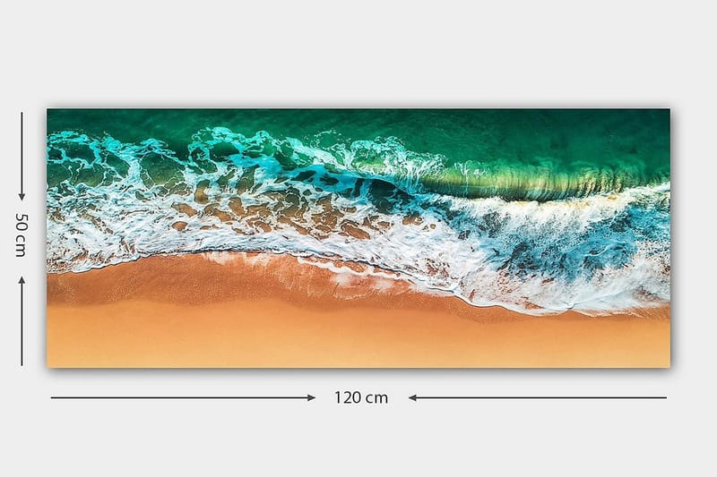 Canvastavla YTY Nautical & Beach Flerfärgad - 120x50 cm - Inredning - Tavlor & konst - Canvastavlor