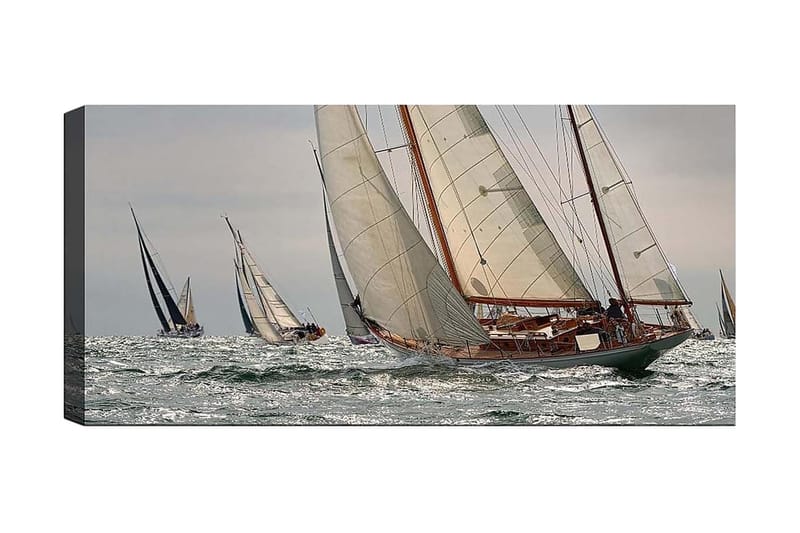 Canvastavla YTY Nautical & Beach Flerfärgad - 120x50 cm - Inredning - Tavlor & konst - Canvastavlor
