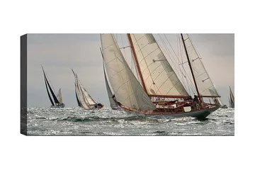 Canvastavla YTY Nautical & Beach Flerfärgad - 120x50 cm - Inredning - Tavlor & konst - Canvastavlor