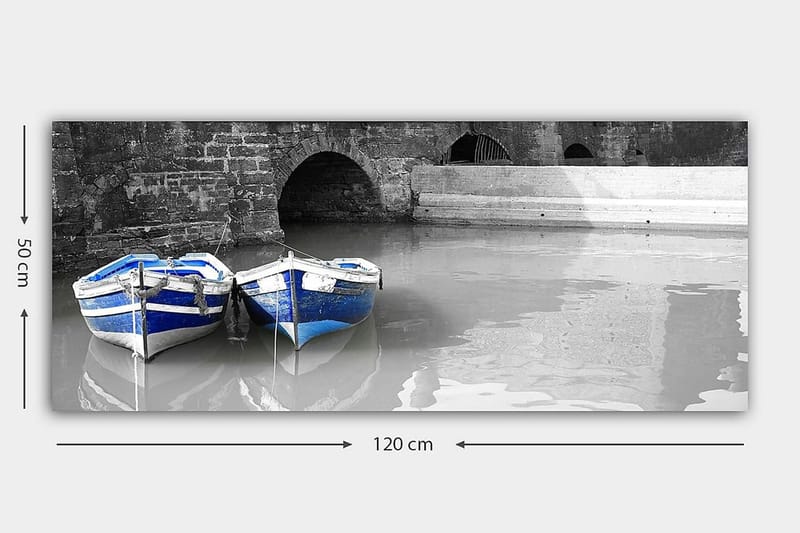 Canvastavla YTY Nautical & Beach Flerfärgad - 120x50 cm - Inredning - Tavlor & konst - Canvastavlor