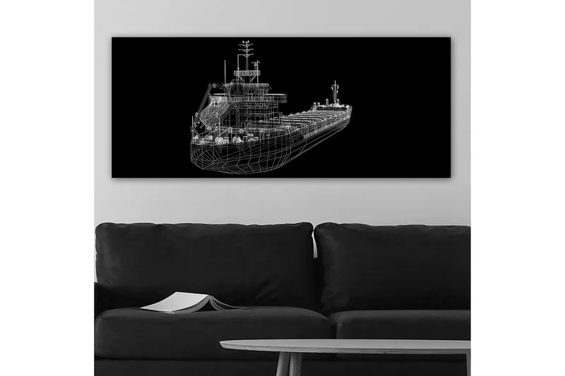 Canvastavla YTY Nautical & Beach Flerfärgad - 120x50 cm - Inredning - Tavlor & konst - Canvastavlor