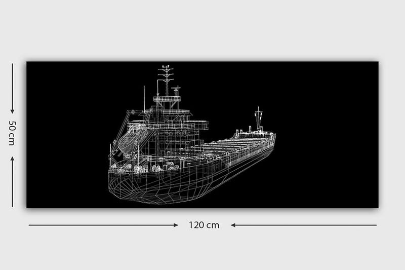 Canvastavla YTY Nautical & Beach Flerfärgad - 120x50 cm - Inredning - Tavlor & konst - Canvastavlor