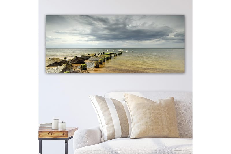 Canvastavla YTY Nautical & Beach Flerfärgad - 120x50 cm - Inredning - Tavlor & konst - Canvastavlor
