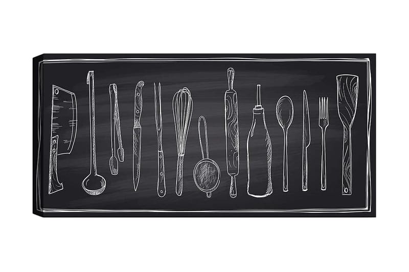 Canvastavla YTY Object Flerfärgad - 120x50 cm - Inredning - Tavlor & konst - Canvastavlor