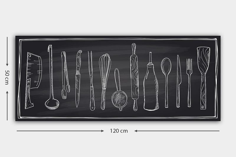 Canvastavla YTY Object Flerfärgad - 120x50 cm - Inredning - Tavlor & konst - Canvastavlor