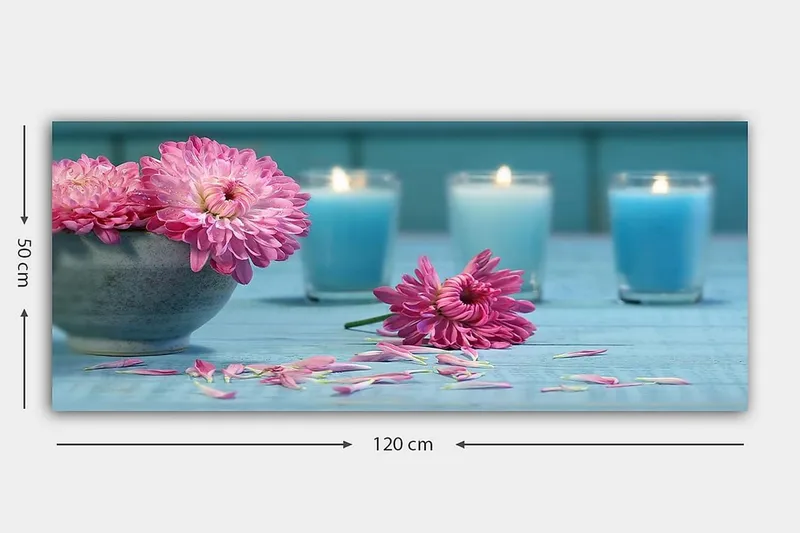 Canvastavla YTY Object Flerfärgad - 120x50 cm - Inredning - Tavlor & konst - Canvastavlor