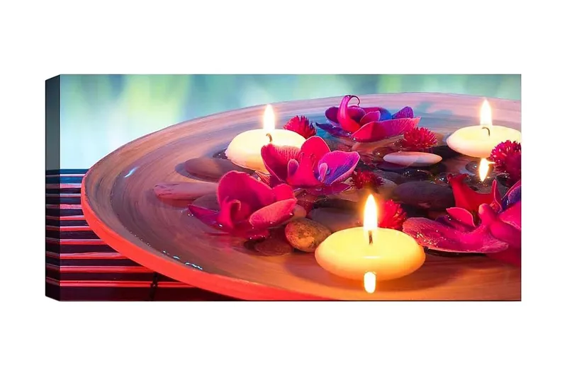 Canvastavla YTY Object Flerfärgad, 120x50 cm