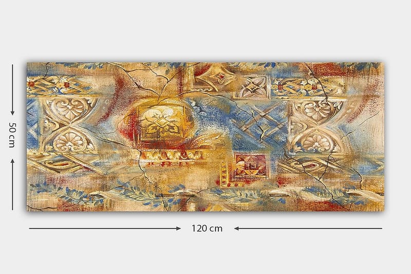 Canvastavla YTY Oriental Flerfärgad - 120x50 cm - Inredning - Tavlor & konst - Canvastavlor