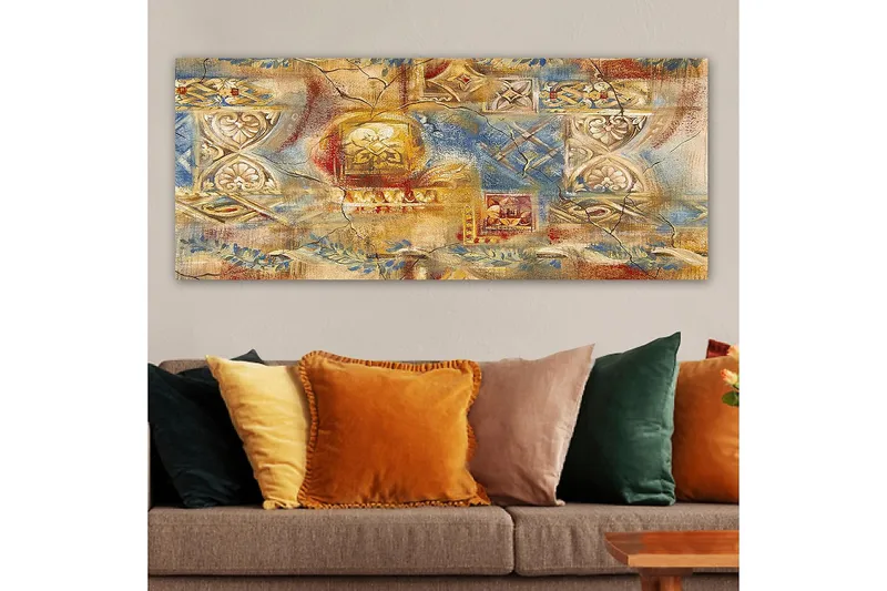 Canvastavla YTY Oriental Flerfärgad - 120x50 cm - Inredning - Tavlor & konst - Canvastavlor