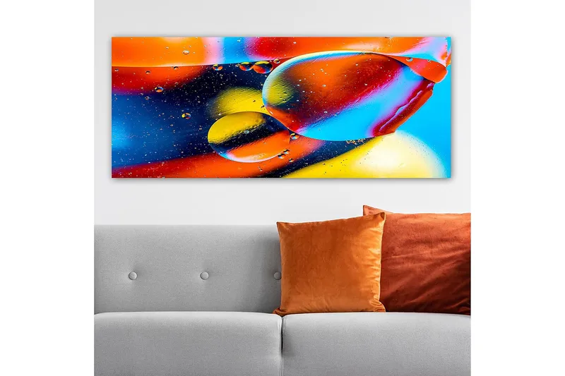 Canvastavla YTY Outer Space Flerfärgad - 120x50 cm - Inredning - Tavlor & konst - Canvastavlor