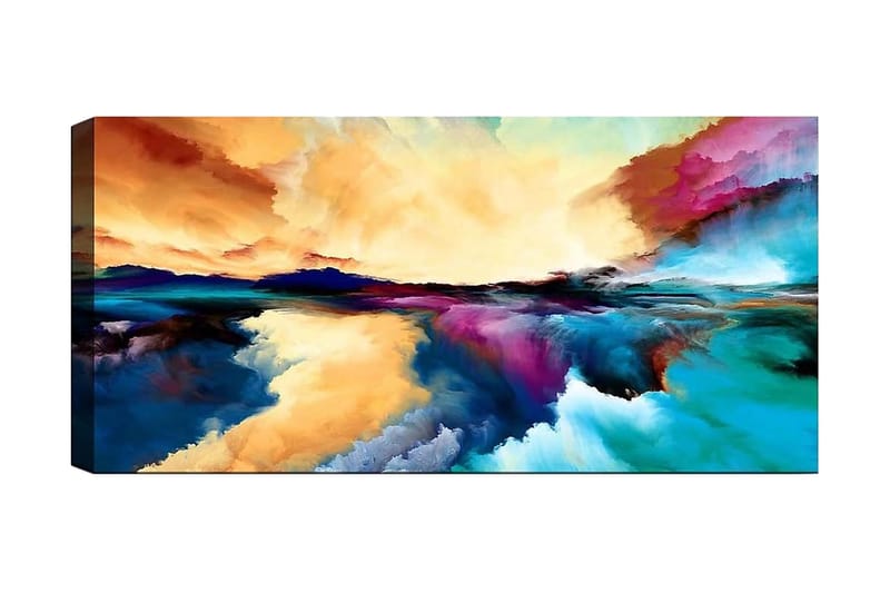 Canvastavla YTY Outer Space Flerfärgad - 120x50 cm - Inredning - Tavlor & konst - Canvastavlor