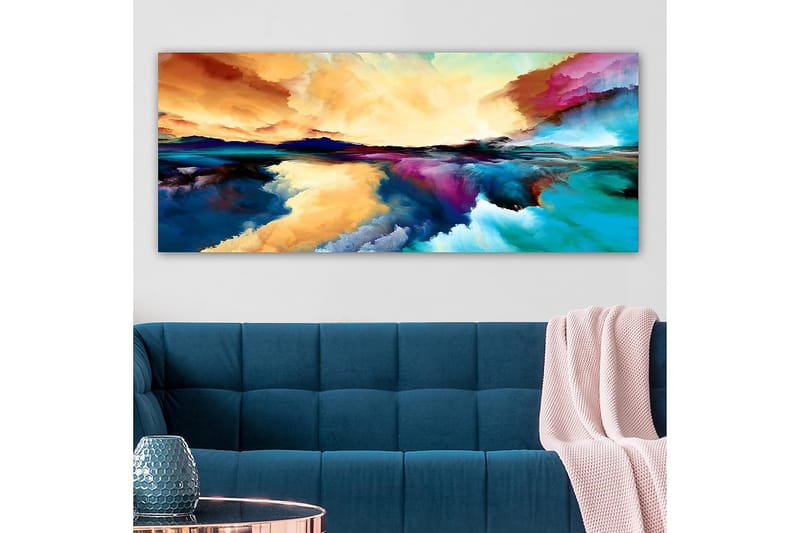 Canvastavla YTY Outer Space Flerfärgad - 120x50 cm - Inredning - Tavlor & konst - Canvastavlor