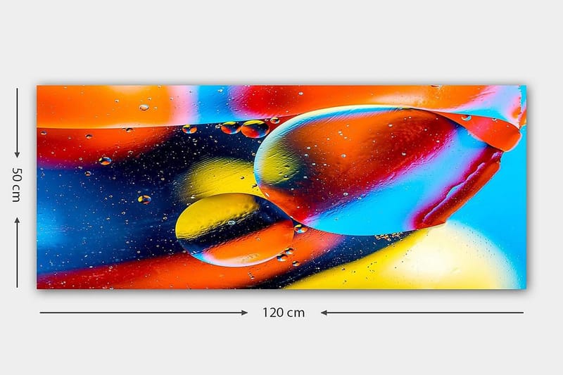 Canvastavla YTY Outer Space Flerfärgad - 120x50 cm - Inredning - Tavlor & konst - Canvastavlor
