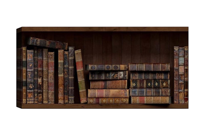 Canvastavla YTY Reading and Literature Flerfärgad - 120x50 cm - Inredning - Tavlor & konst - Canvastavlor