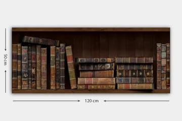 Canvastavla YTY Reading and Literature Flerfärgad - 120x50 cm - Inredning - Tavlor & konst - Canvastavlor