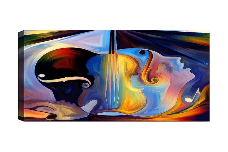 Canvastavla YTY Spiritual Flerfärgad - 120x50 cm - Inredning - Tavlor & konst - Canvastavlor