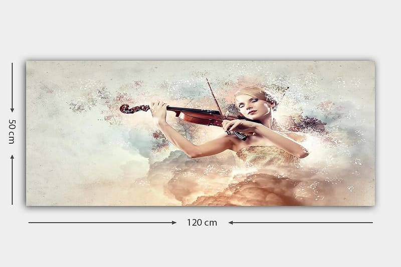 Canvastavla YTY Spiritual Flerfärgad - 120x50 cm - Inredning - Tavlor & konst - Canvastavlor