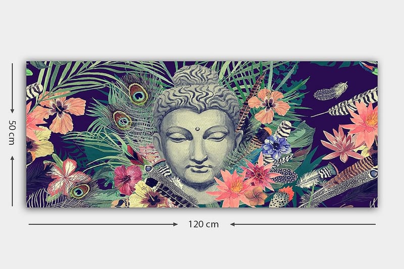Canvastavla YTY Spiritual Flerfärgad - 120x50 cm - Inredning - Tavlor & konst - Canvastavlor