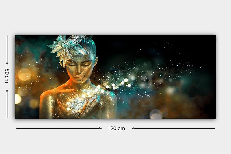 Canvastavla YTY Spiritual Flerfärgad - 120x50 cm - Inredning - Tavlor & konst - Canvastavlor