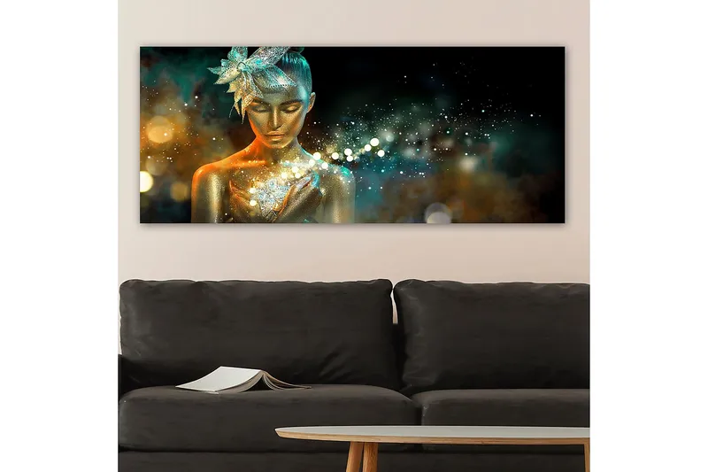 Canvastavla YTY Spiritual Flerfärgad - 120x50 cm - Inredning - Tavlor & konst - Canvastavlor