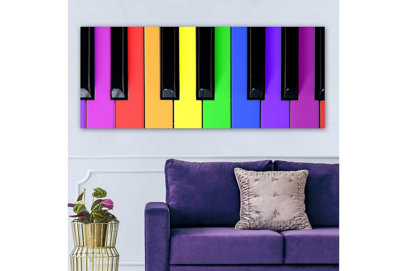 Canvastavla YTY Spiritual Flerfärgad - 120x50 cm - Inredning - Tavlor & konst - Canvastavlor