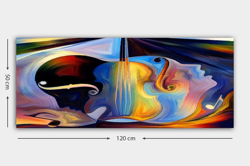Canvastavla YTY Spiritual Flerfärgad - 120x50 cm - Inredning - Tavlor & konst - Canvastavlor