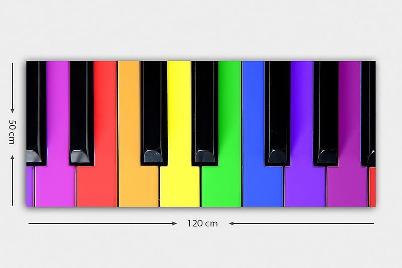 Canvastavla YTY Spiritual Flerfärgad - 120x50 cm - Inredning - Tavlor & konst - Canvastavlor
