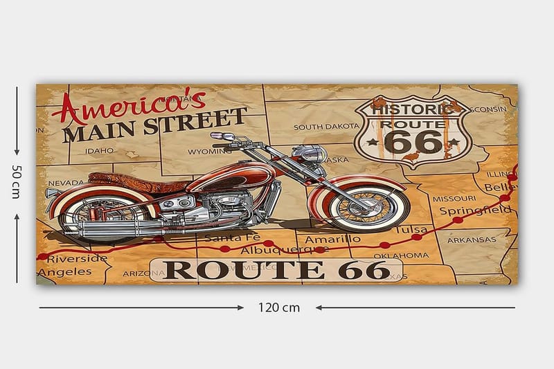 Canvastavla YTY Sports & Sports Teams Flerfärgad - 120x50 cm - Inredning - Tavlor & konst - Canvastavlor