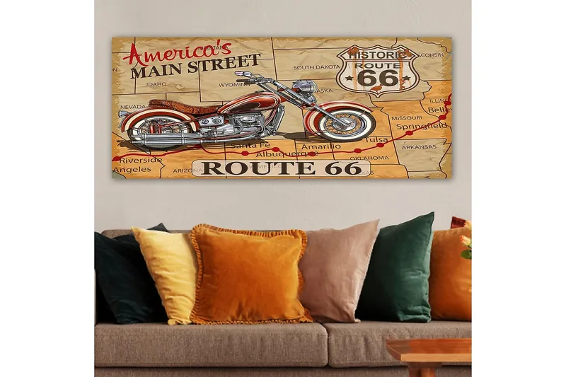 Canvastavla YTY Sports & Sports Teams Flerfärgad - 120x50 cm - Inredning - Tavlor & konst - Canvastavlor