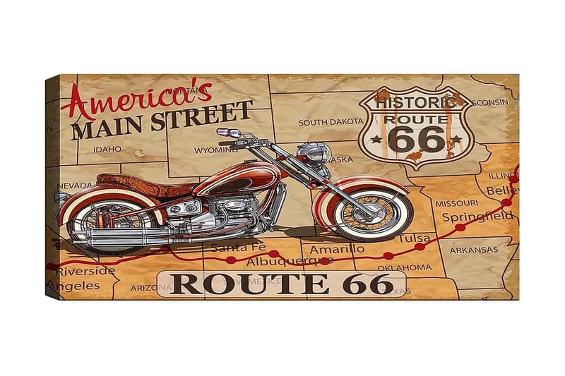 Canvastavla YTY Sports & Sports Teams Flerfärgad, 120x50 cm