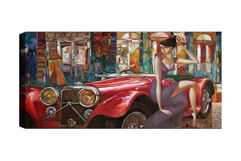 Canvastavla YTY Transportation Flerfärgad - 120x50 cm - Inredning - Tavlor & konst - Canvastavlor