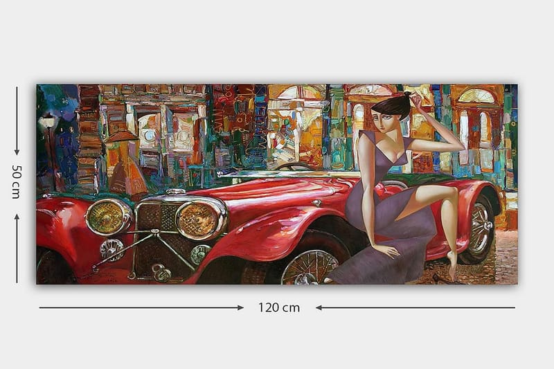 Canvastavla YTY Transportation Flerfärgad - 120x50 cm - Inredning - Tavlor & konst - Canvastavlor