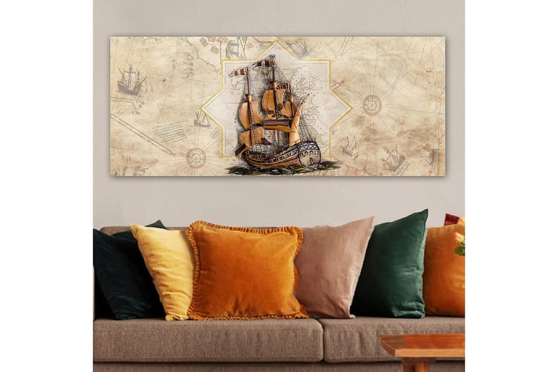 Canvastavla YTY Transportation Flerfärgad - 120x50 cm - Inredning - Tavlor & konst - Canvastavlor