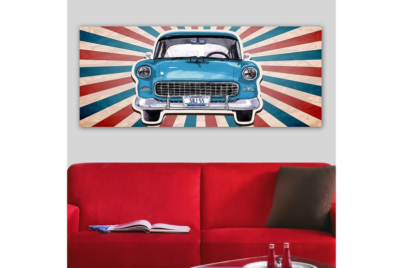Canvastavla YTY Transportation Flerfärgad - 120x50 cm - Inredning - Tavlor & konst - Canvastavlor