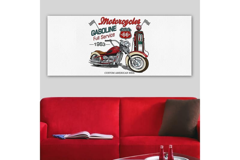 Canvastavla YTY Transportation Flerfärgad - 120x50 cm - Inredning - Tavlor & konst - Canvastavlor