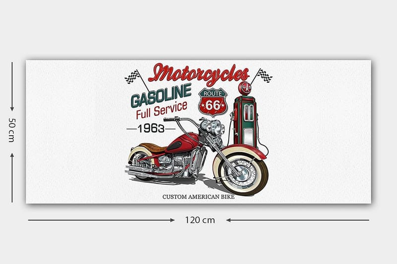 Canvastavla YTY Transportation Flerfärgad - 120x50 cm - Inredning - Tavlor & konst - Canvastavlor