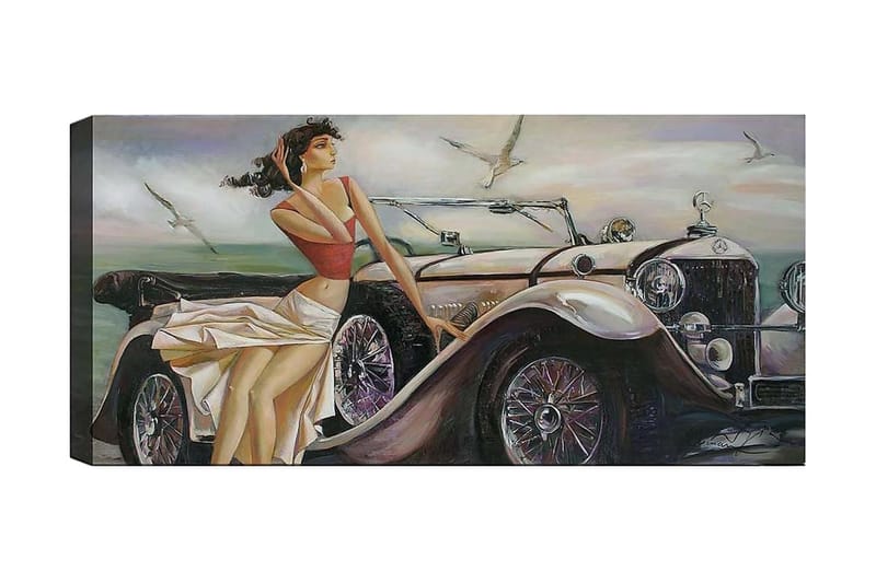 Canvastavla YTY Transportation Flerfärgad, 120x50 cm