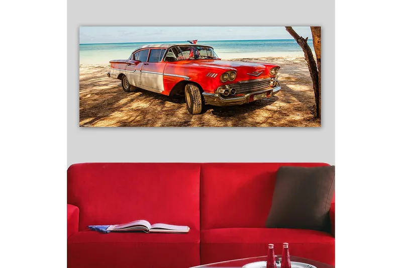 Canvastavla YTY Transportation Flerfärgad - 120x50 cm - Inredning - Tavlor & konst - Canvastavlor