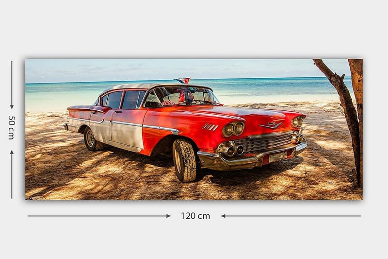 Canvastavla YTY Transportation Flerfärgad - 120x50 cm - Inredning - Tavlor & konst - Canvastavlor