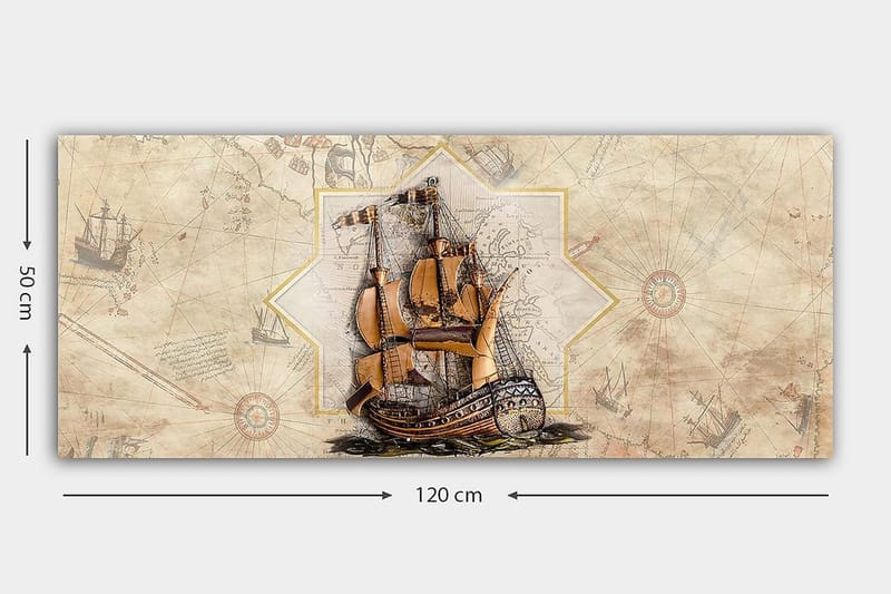 Canvastavla YTY Transportation Flerfärgad - 120x50 cm - Inredning - Tavlor & konst - Canvastavlor