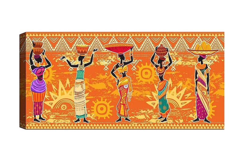 Canvastavla YTY World Cultures Flerfärgad, 120x50 cm