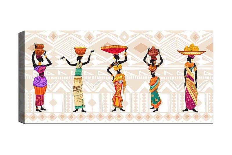 Canvastavla YTY World Cultures Flerfärgad - 120x50 cm - Inredning - Tavlor & konst - Canvastavlor