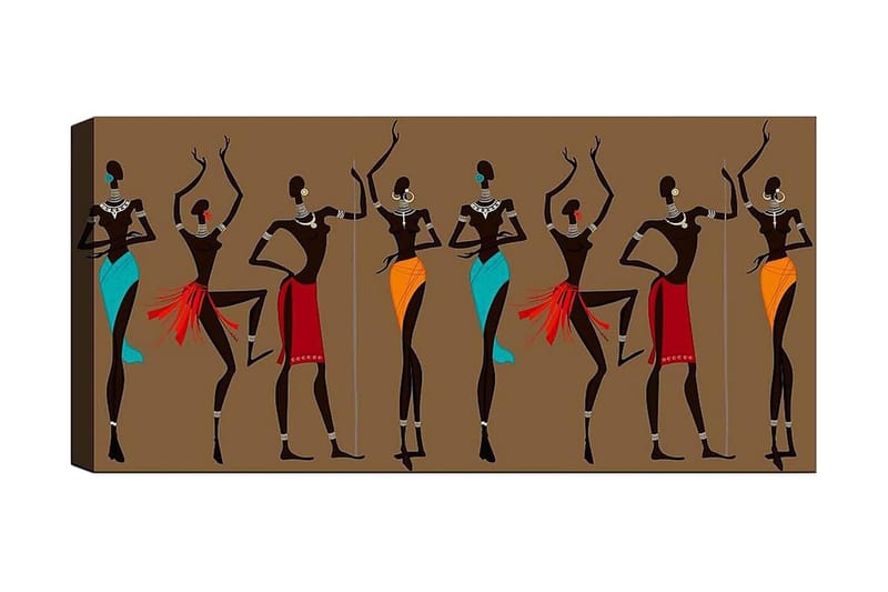 Canvastavla YTY World Cultures Flerfärgad - 120x50 cm - Inredning - Tavlor & konst - Canvastavlor