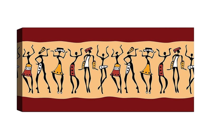 Canvastavla YTY World Cultures Flerfärgad - 120x50 cm - Canvastavlor