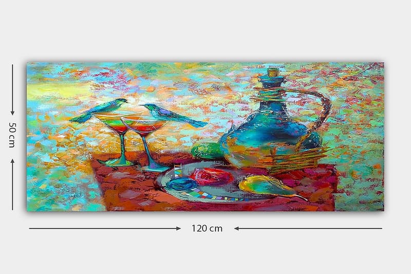 Canvastavla YTY World Cultures Flerfärgad - 120x50 cm - Inredning - Tavlor & konst - Canvastavlor