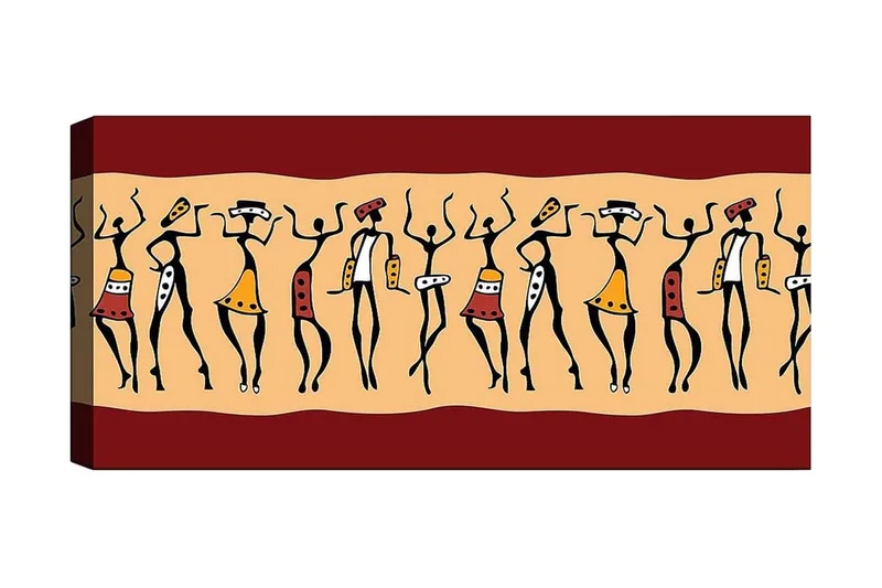 Canvastavla YTY World Cultures Flerfärgad, 120x50 cm
