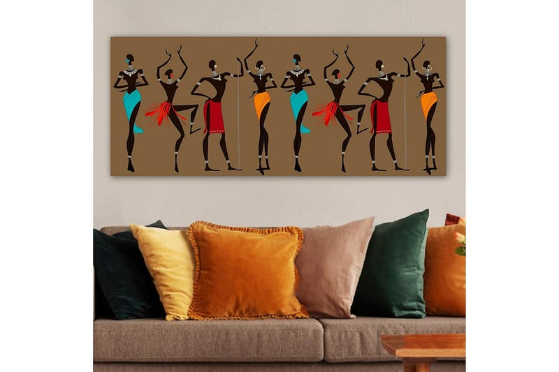 Canvastavla YTY World Cultures Flerfärgad - 120x50 cm - Inredning - Tavlor & konst - Canvastavlor