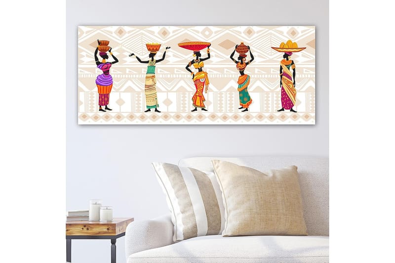 Canvastavla YTY World Cultures Flerfärgad - 120x50 cm - Inredning - Tavlor & konst - Canvastavlor
