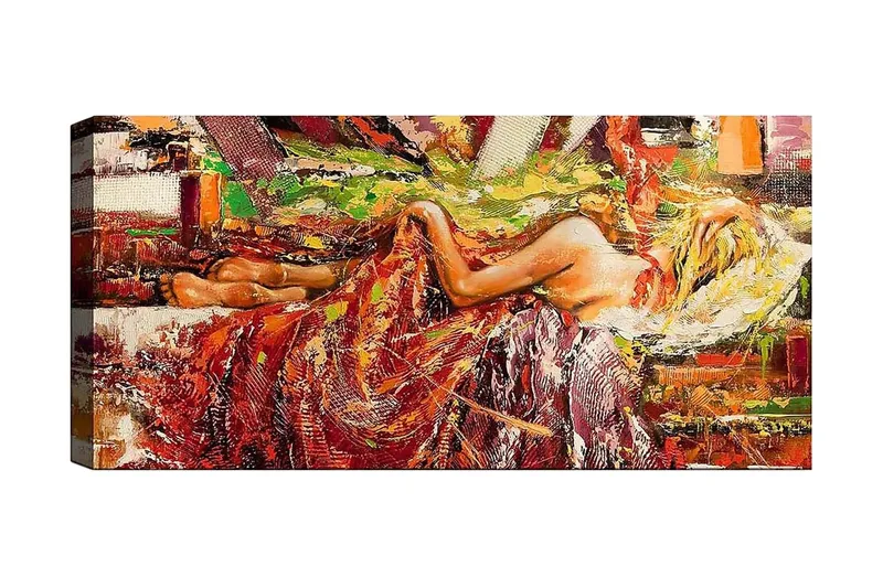 Canvastavla YTY World Cultures Flerfärgad, 120x50 cm